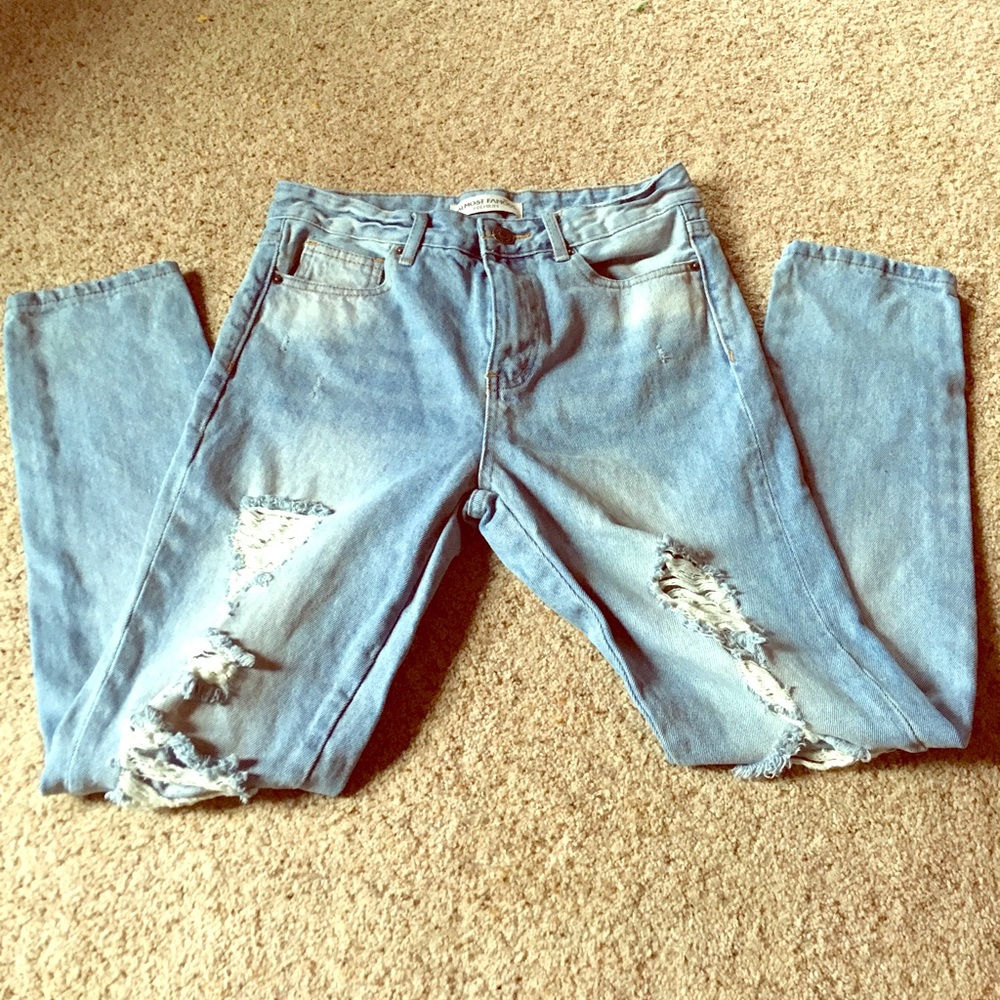 Mom Jean Almost famous destroyed high rise