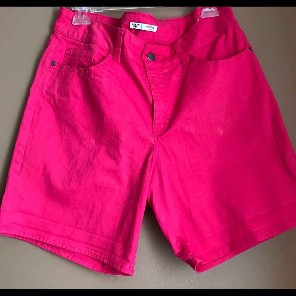 Riders Lee Mid Rise shorts.