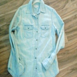 Banana republic chambray m flash!