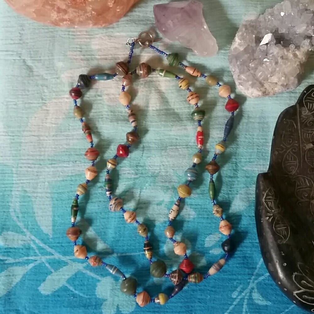Bead For Life long Colorful Necklace
