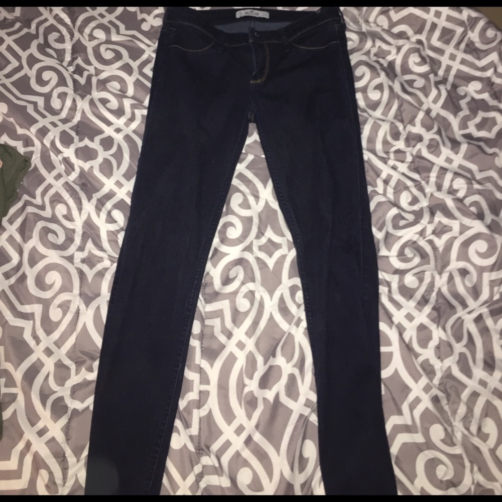 Dark blue hollister jeans