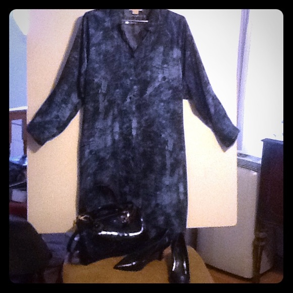 PLUS SIZE COOL MICHAEL KORS SHIRT DRESS - Picture 1 of 3
