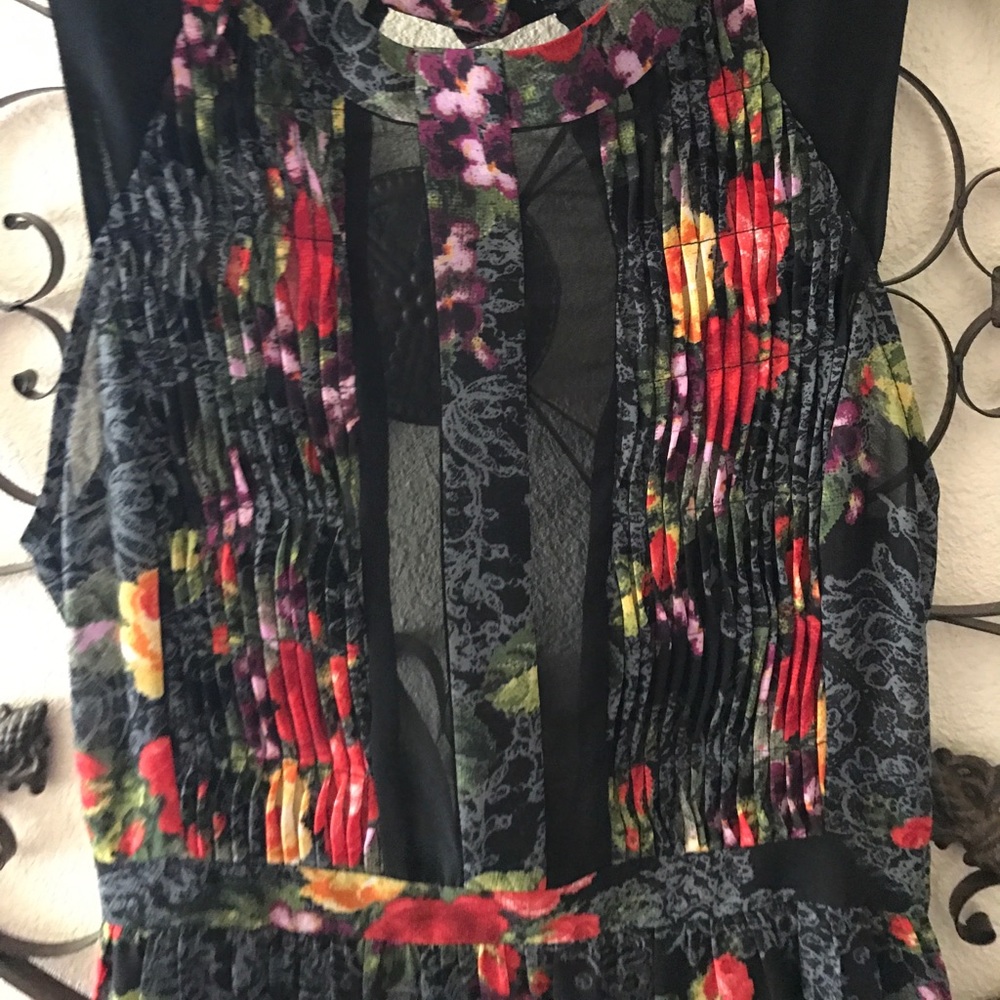 Black floral sundress - Picture 3 of 4