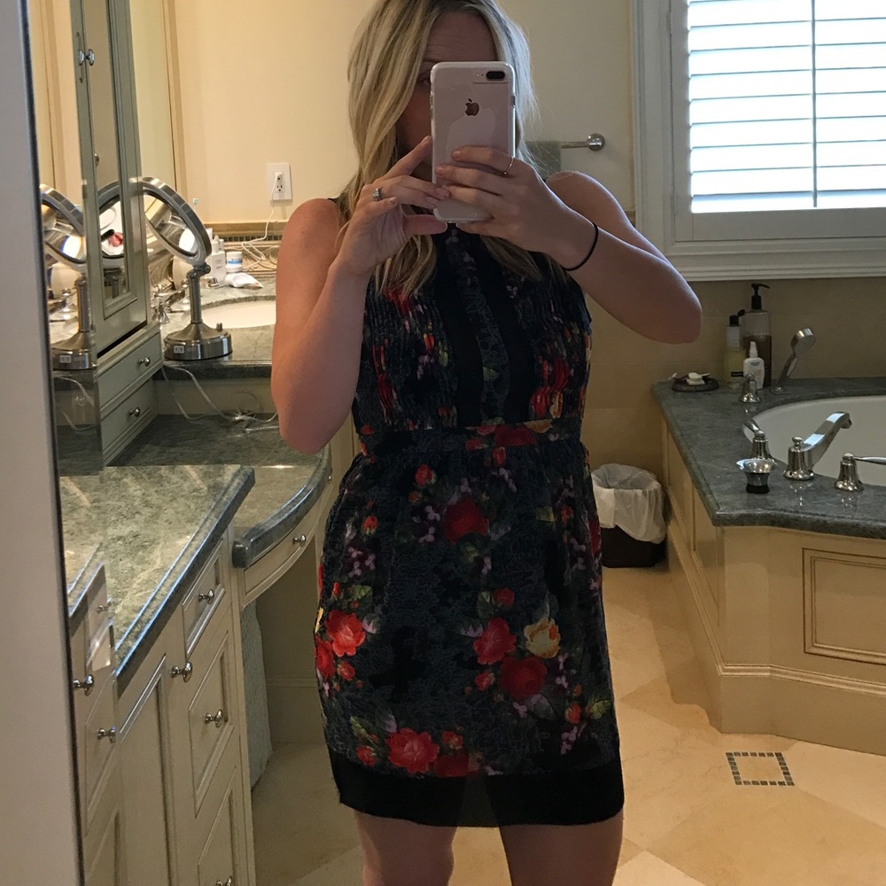 Black floral sundress - Picture 2 of 4