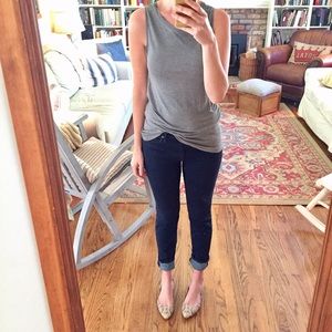 (GAP) Slim Straight Dark Wash Blue Jeans
