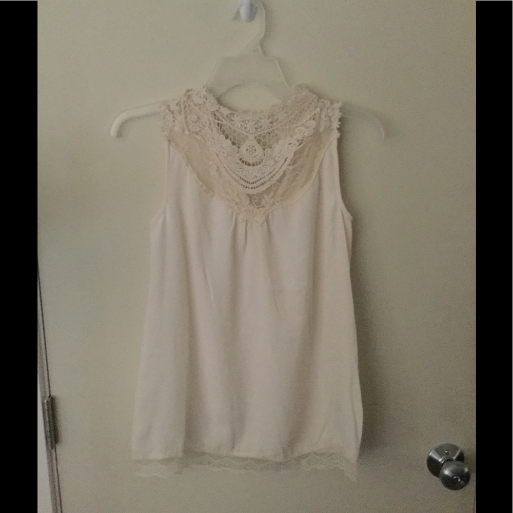 Crochet, sheer top