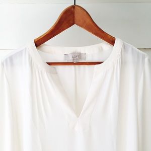 (LOFT) Cream Blouse
