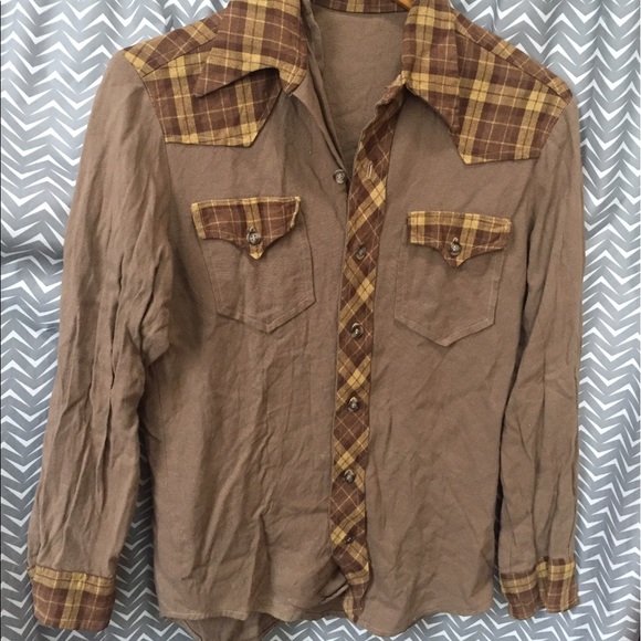Vintage men's button down Large - Picture 1 of 3