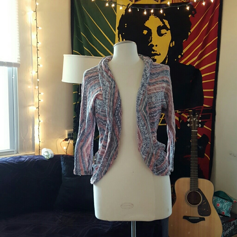 x small throw over sweater