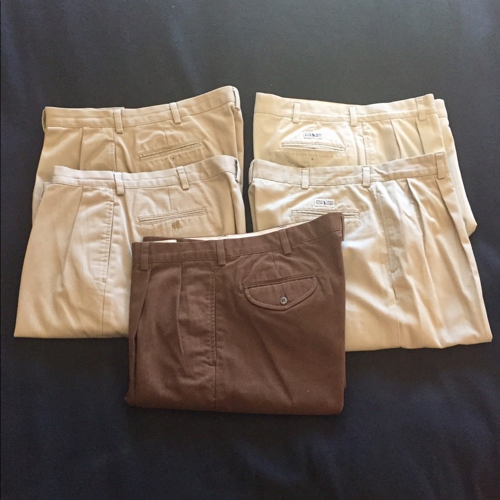5 Pair Men's Polo Pants