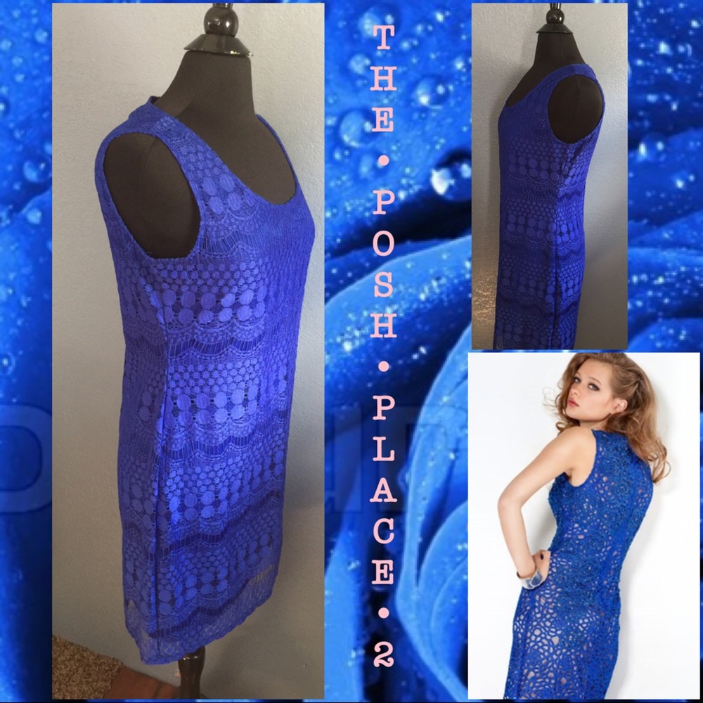 💙 NWT 💙 Royal Blue Lace Dress New with Tags 💙