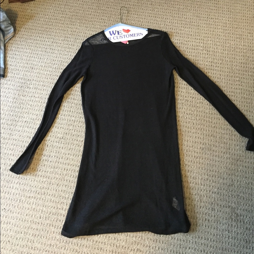 Free People Black Dress with Slip