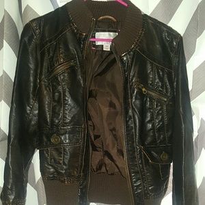 Leather jacket