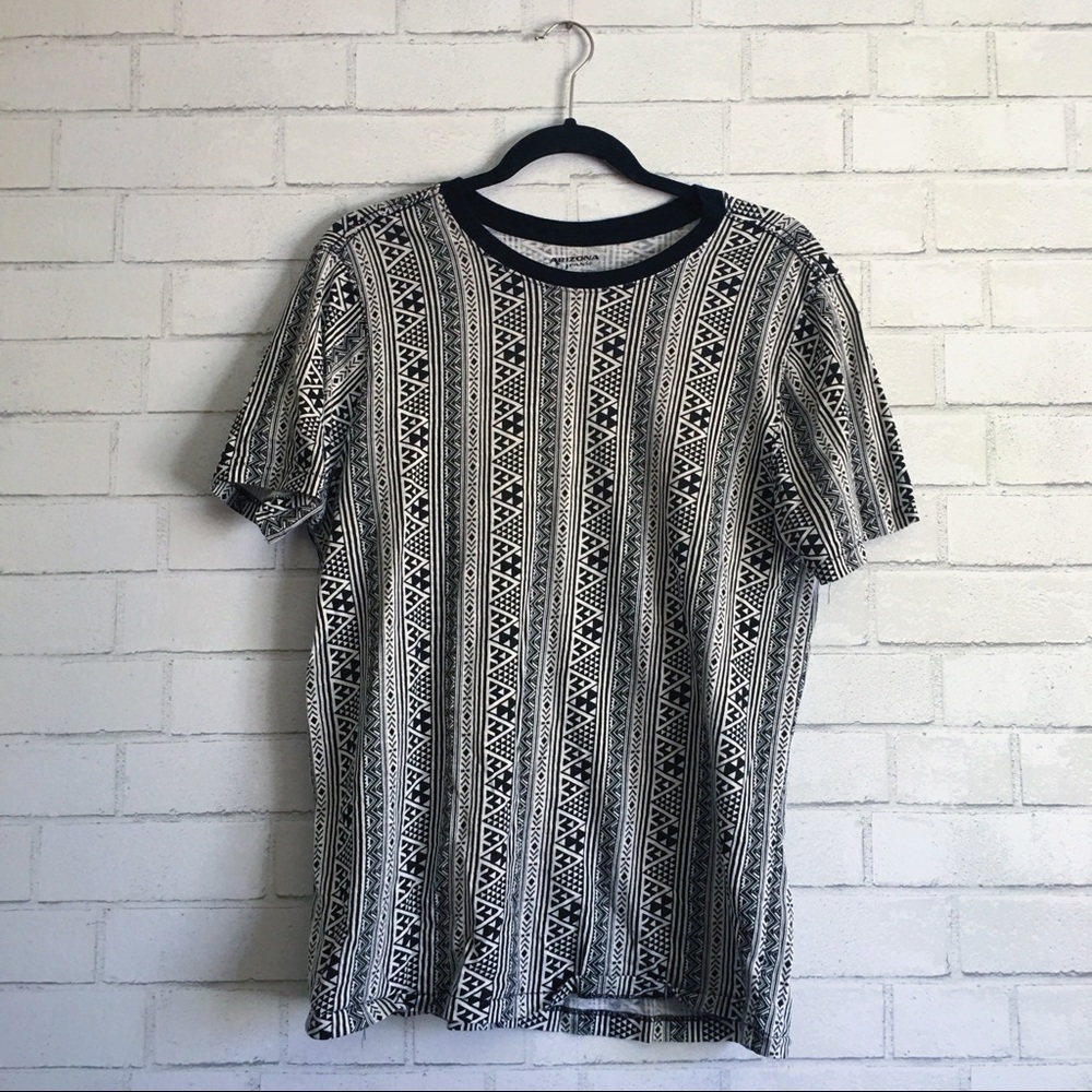 Black and White Patterned Tee