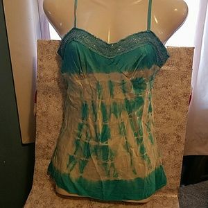 LNWOT tie dye like silky tank