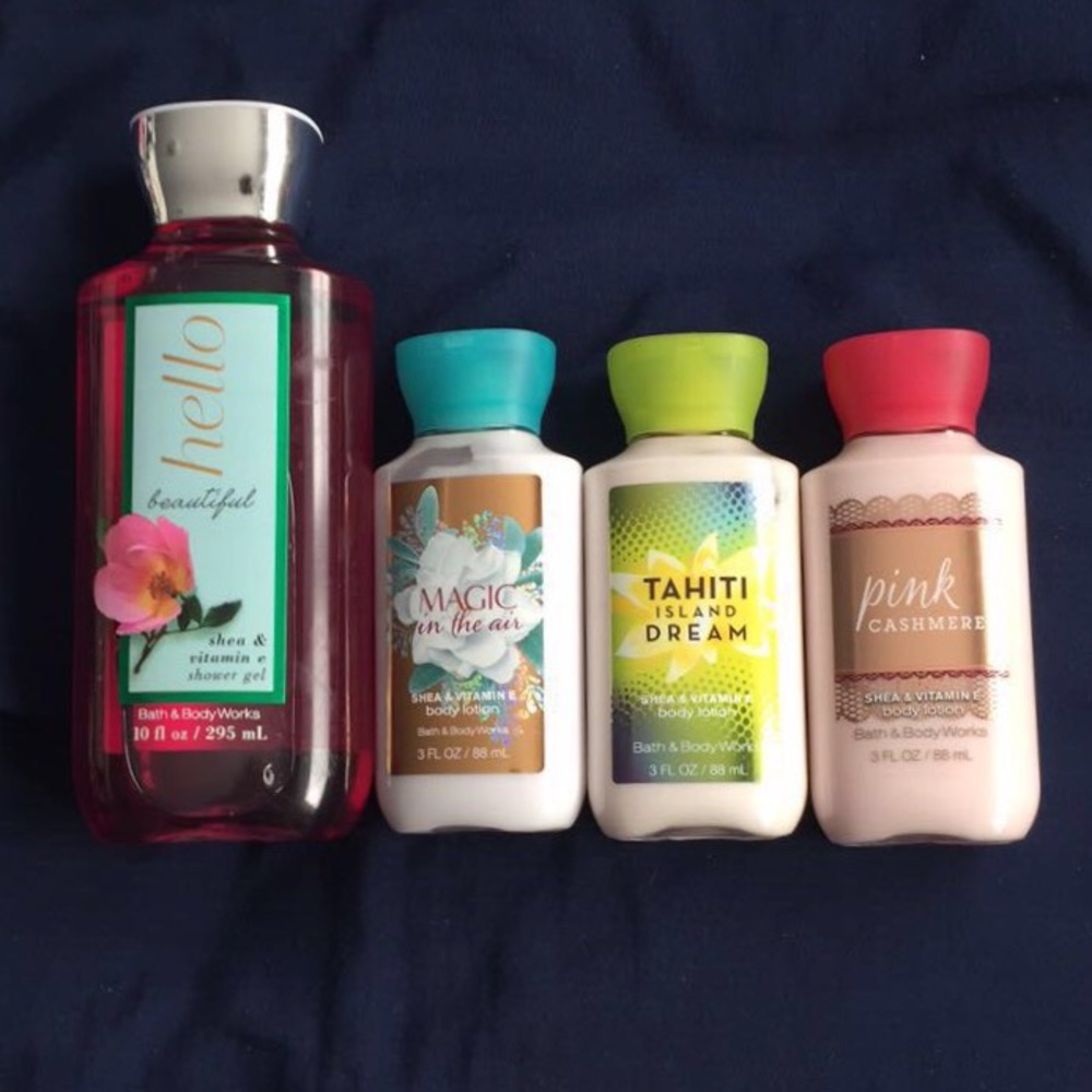 Bath and Body Works Shower Gel and Lotion Set