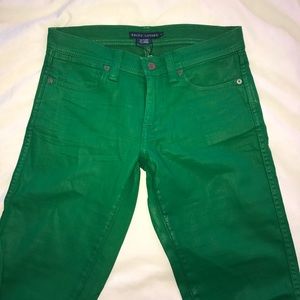 Ralph Lauren Emerald Skinny Jeans