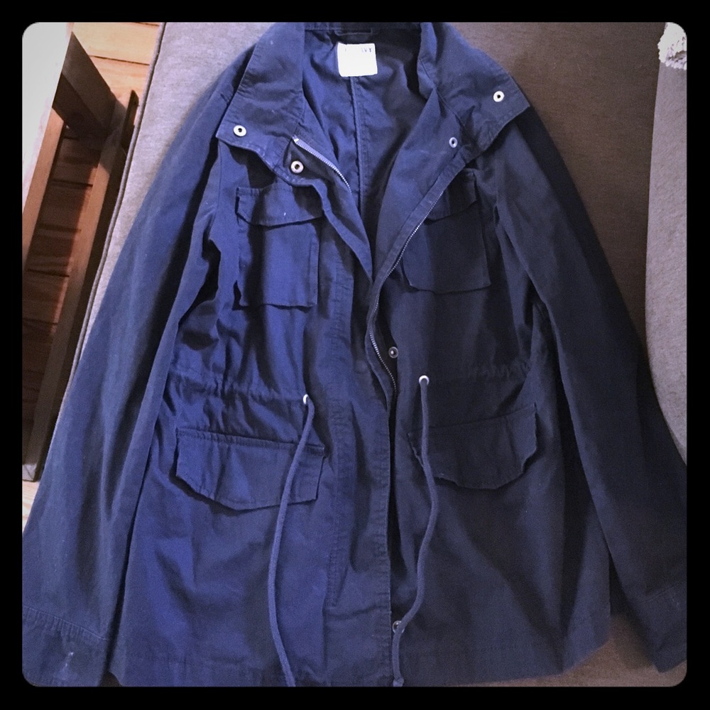 Navy utility jacket