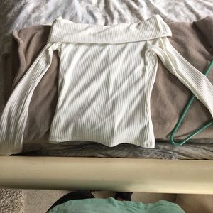 Off the shoulder shirt