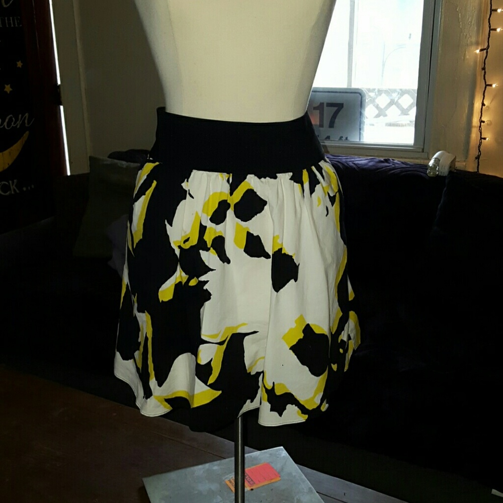 Express floral dress with elastic waist