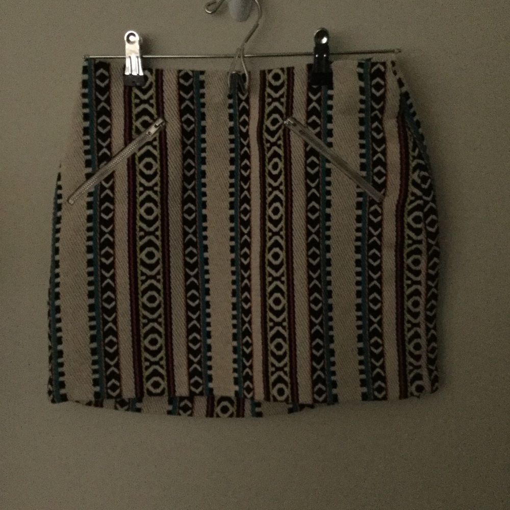 Tribal mini skirt