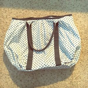 Light blue and navy bag