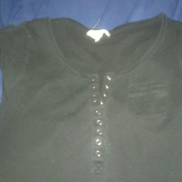 Black short sleeve cotton tee size small - Picture 2 of 4