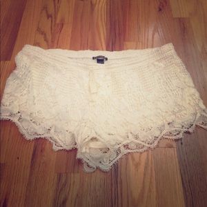 Lace shorts!