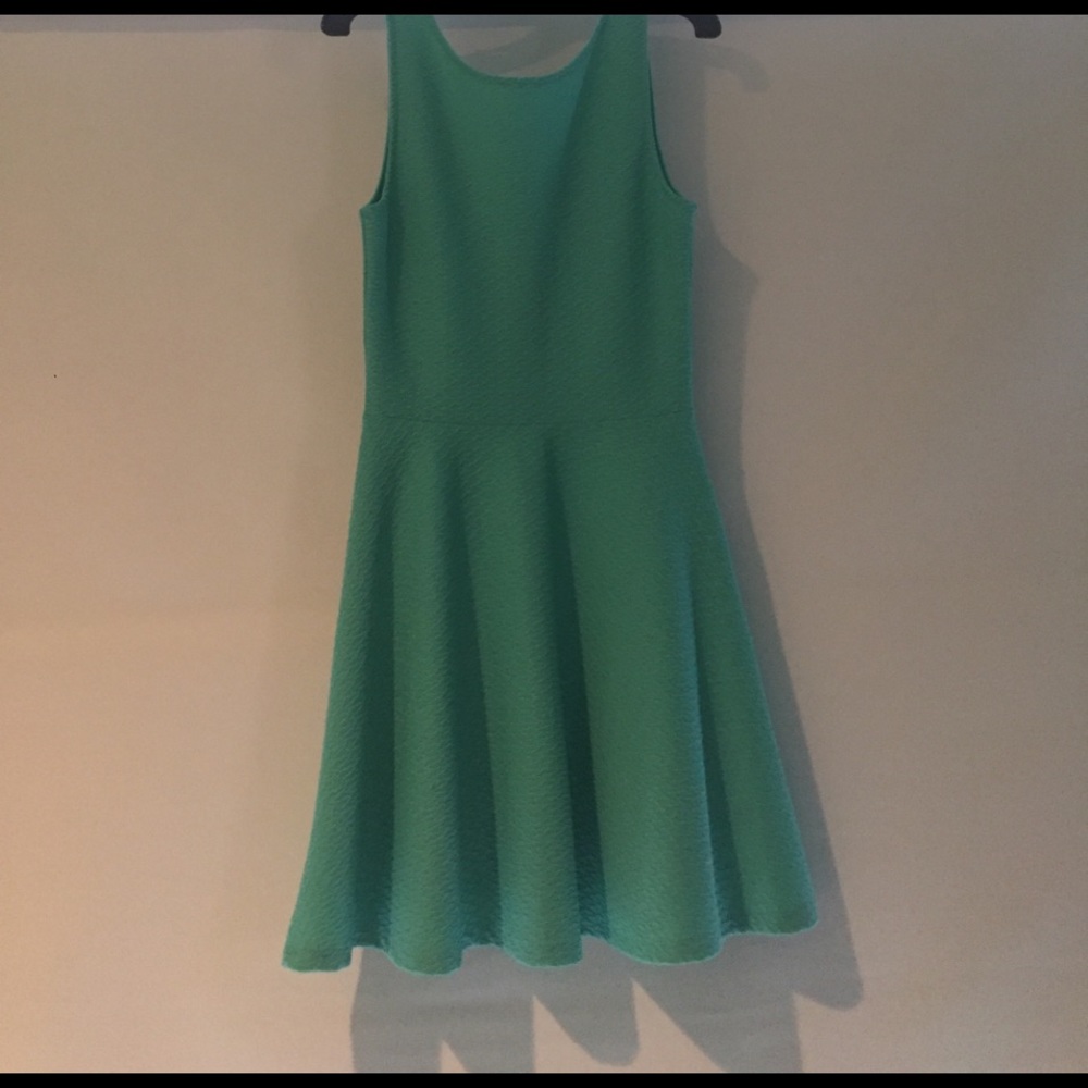 Sea foam skater dress