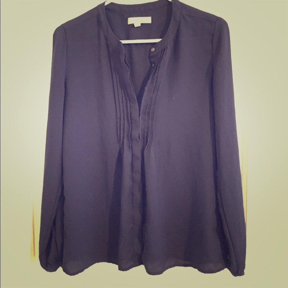 Banana Republic navy blouse!