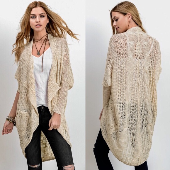 Bellanblue Sweaters - 🚨LAST🚨AMANDA Uber soft knit cardigan - GREY Bellanblue Sweaters - 🚨LAST🚨AMANDA Uber soft knit cardigan - GREY