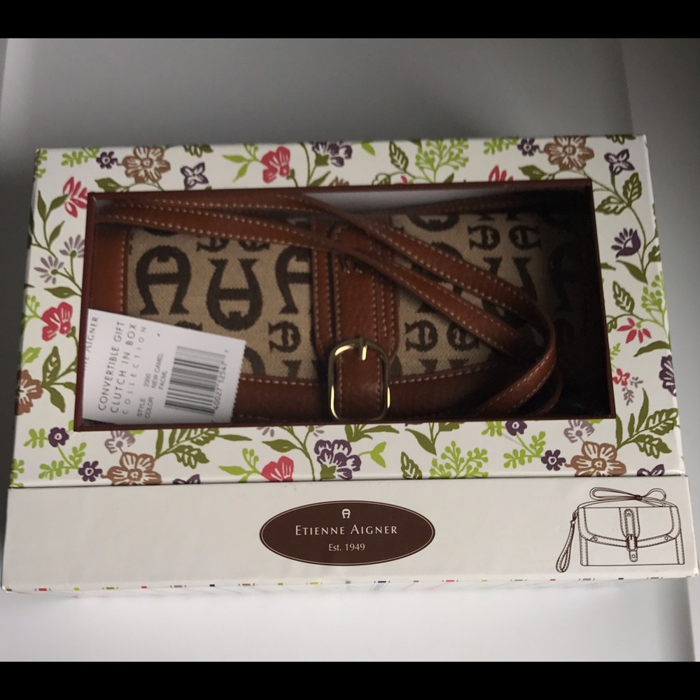 NWT ETIENNE AIGNER CONVERTIBLE CLUTCH - Picture 4 of 5