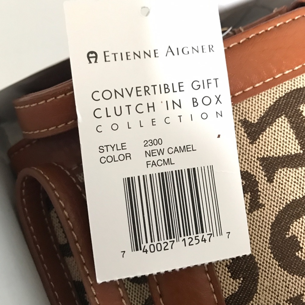NWT ETIENNE AIGNER CONVERTIBLE CLUTCH - Picture 5 of 5