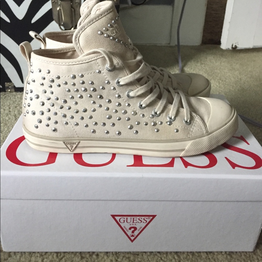 GUESS Studded Sneakers - size 7 - like NEW