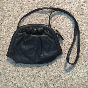 Black satchel purse