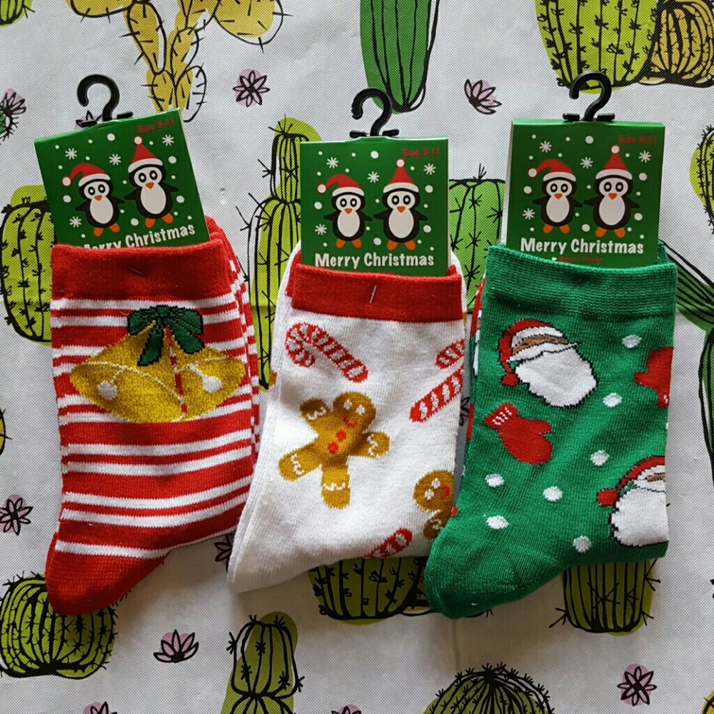 3 BNWT Christmas Socks