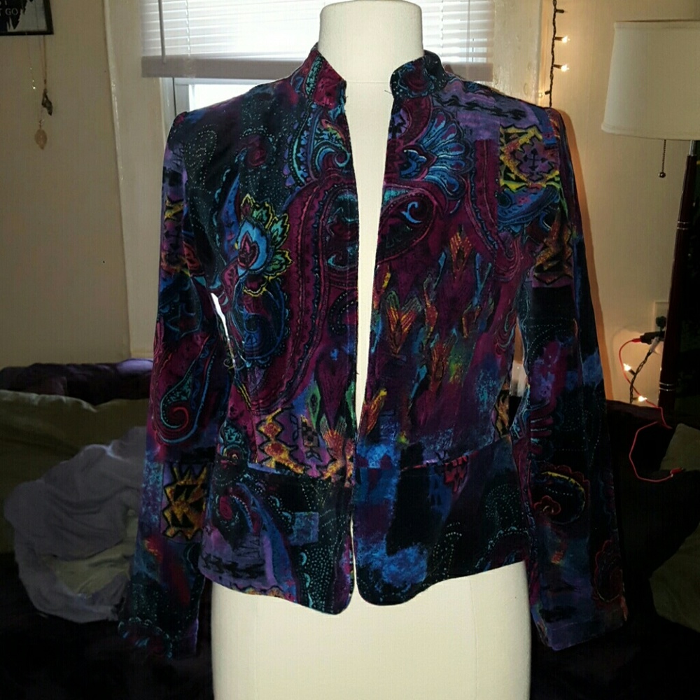 Prince inspired jacket with pockets