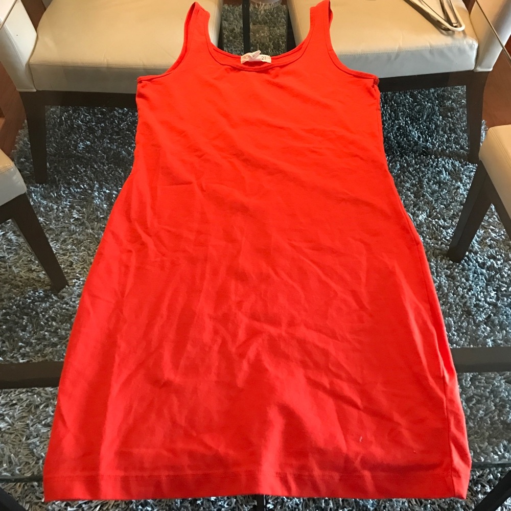 Super Flirty Coral Dress by Forever 21