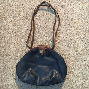 Navy blue small shoulder bag