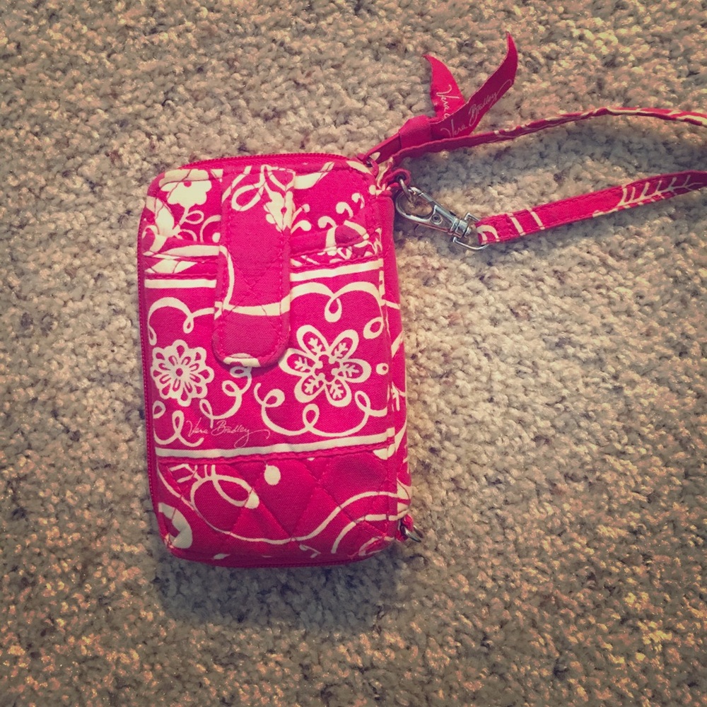 Vera Bradley clutch wallet pink