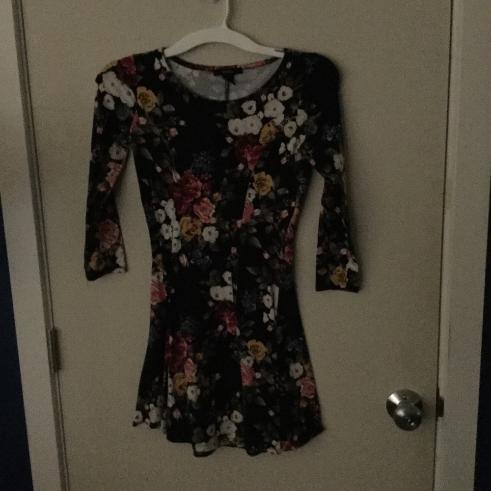 Fit and flare floral dress
