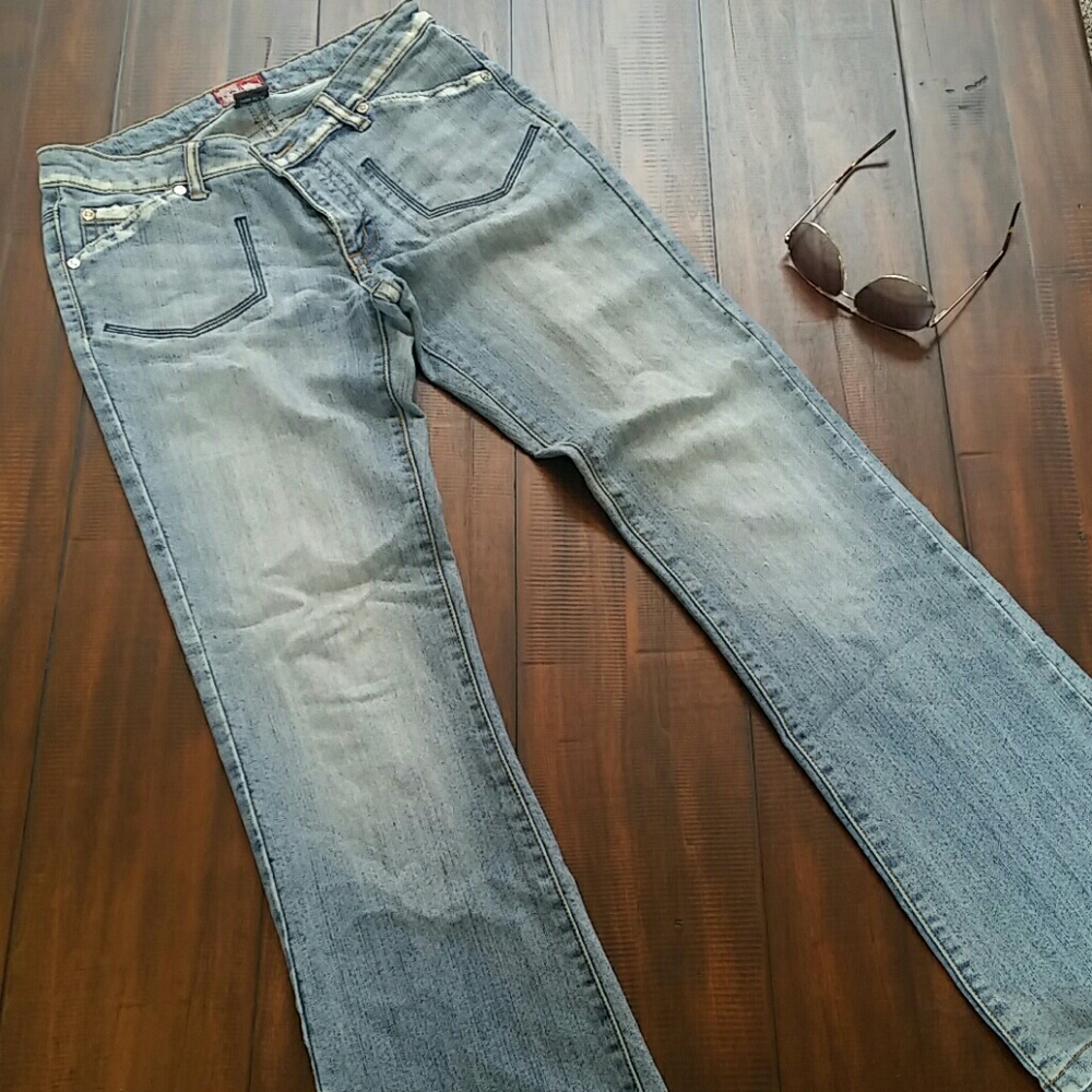 Worn look jeans