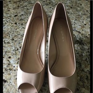 Via Spiga Nude Pumps-Peep Toe 8.5
