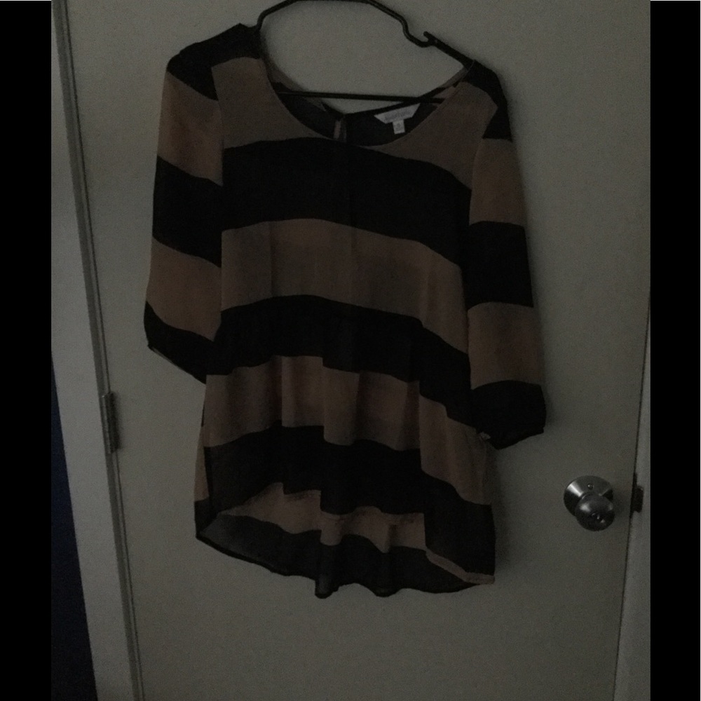 Charming Charlie stripe blouse