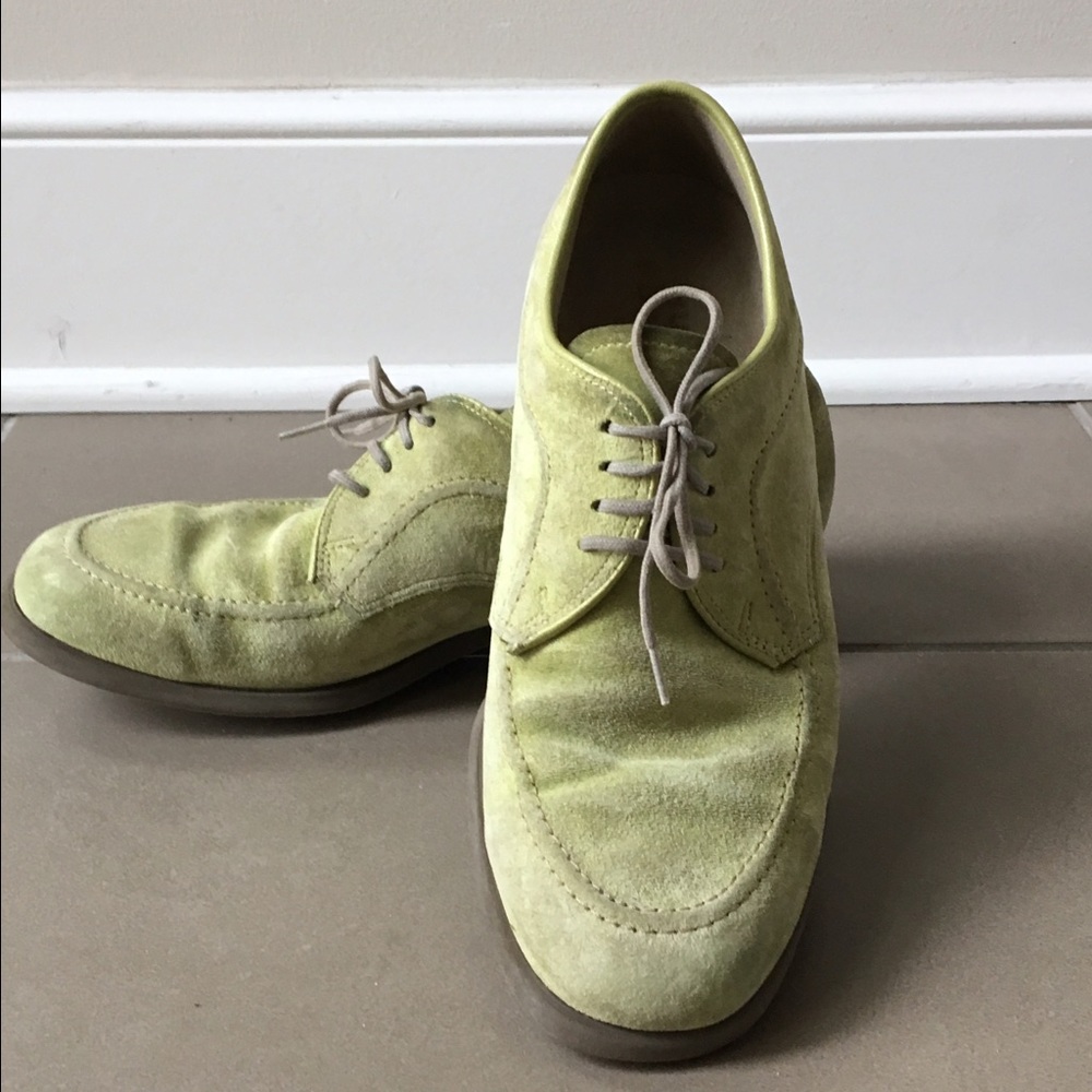 Bright Suede Hush Puppies Lace-Ups