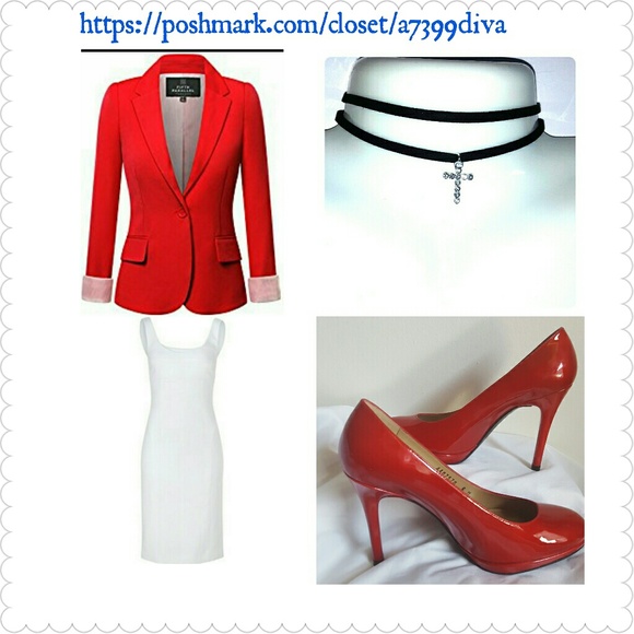 Layered Strand Choker w/Cross - Picture 4 of 4