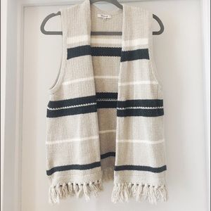 ✨Madewell✨ Cotton Fringe Vest S/M