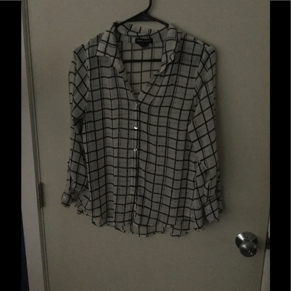 Criss cross blouse