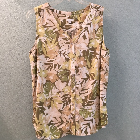 J Jill sleeveless blouse. - Picture 1 of 3