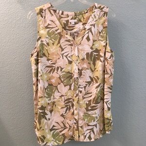 J Jill sleeveless blouse.